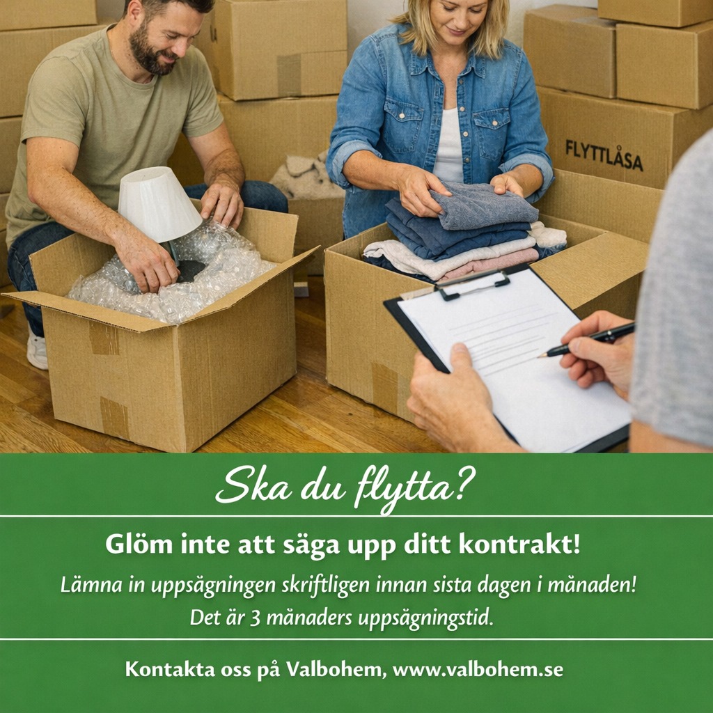 Människor som packar ner saker i flyttlådor